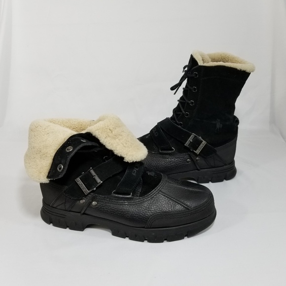 polo shearling boots